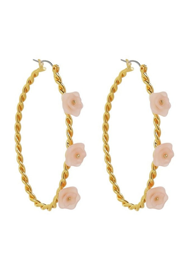 Flower Vine Earrings - Pink | Modatrova