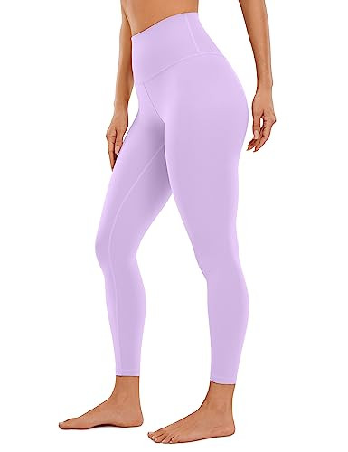 CRZ YOGA Butterluxe Yoga Leggings 25" - High Waisted Buttery Soft Womens Workout Lounge Pants Elfin Purple X-Large | Amazon (US)