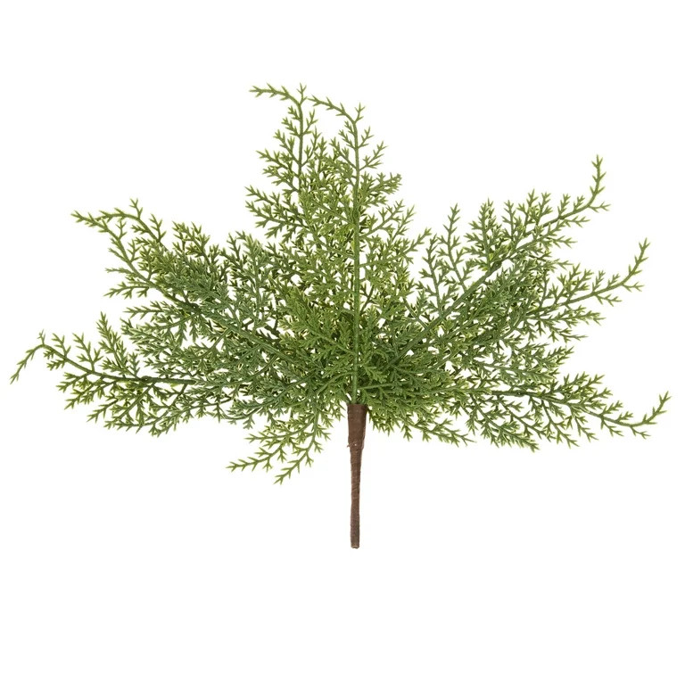 Evergreen Soft Touch Decorative Christmas Pick, 9 in, by Holiday Time | Walmart (US)