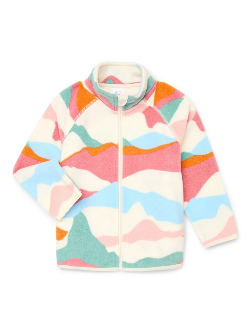 Wonder Nation Baby and Toddler Microfleece Jacket, Size 12M-5T - Walmart.com | Walmart (US)
