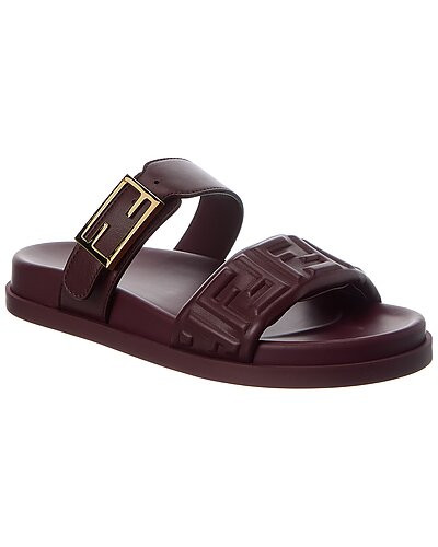 Feel FF Leather Sandal | Gilt & Gilt City