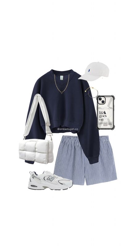 How to style gingham poplin boxer shorts 

Comfy spring outfit idea, new balance sneakers 

#LTKfindsunder50 #LTKstyletip #LTKshoecrush