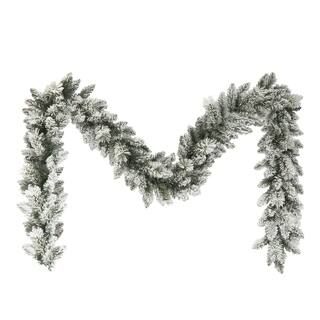 9ft. Flocked Spruce Garland | Michaels Stores