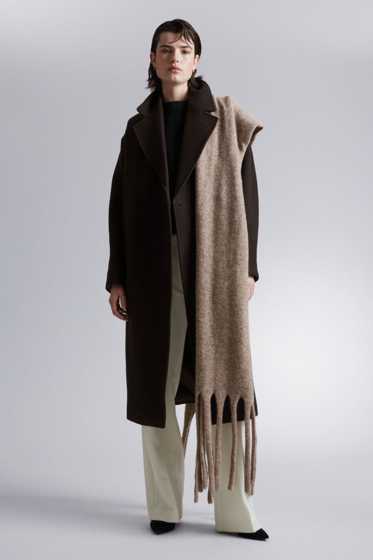 Voluminous Belted Wool Coat | H&M (UK, MY, IN, SG, PH, TW, HK)