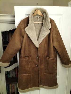 New Ladies Marks and Spencer Faux Suede 3/4 coat  | eBay | eBay UK