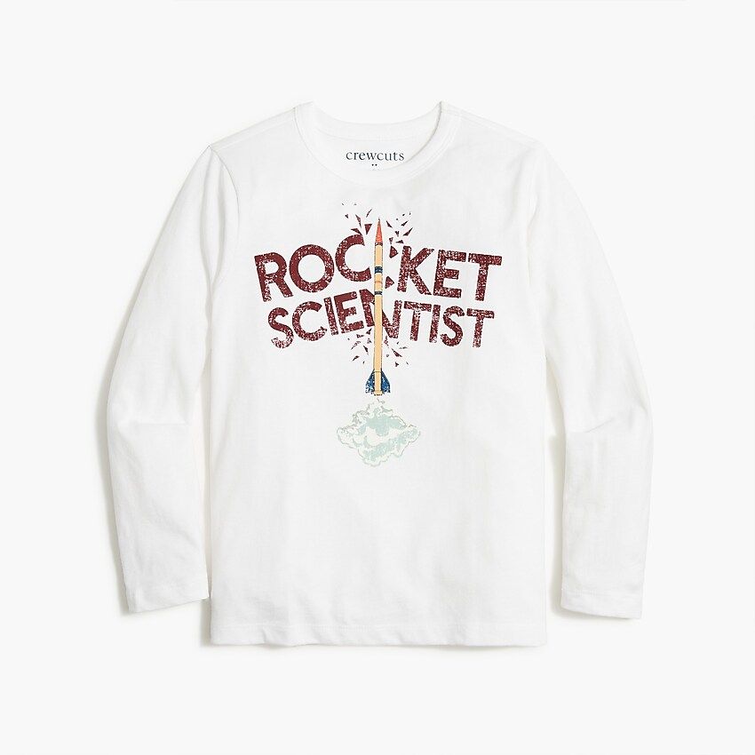 Boys' "Rocket scientist" graphic tee | J.Crew Factory
