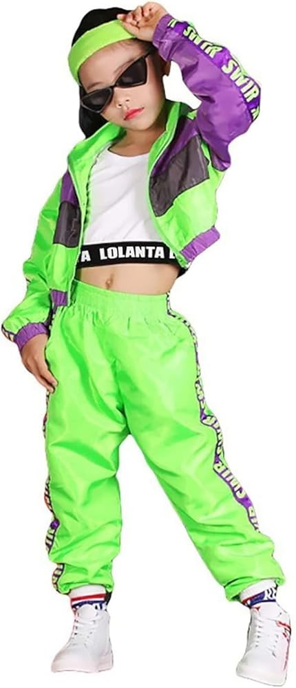 Girls Dance Clothing Set, Hip Hop Modern Jazz Team Performance Costume, Girls Dance Wear Sets | Amazon (US)