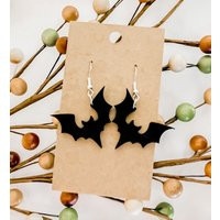 Bat Earrings, Bat Jewelry, Halloween Earrings, Halloween Jewelry, Halloween, Gifts For Her, Hallowee | Etsy (US)