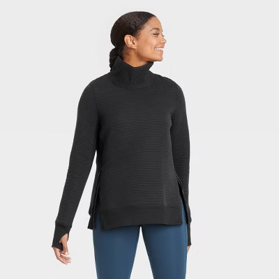 Women's Quilted Pullover Sweatshirt - All in Motion™ | Target