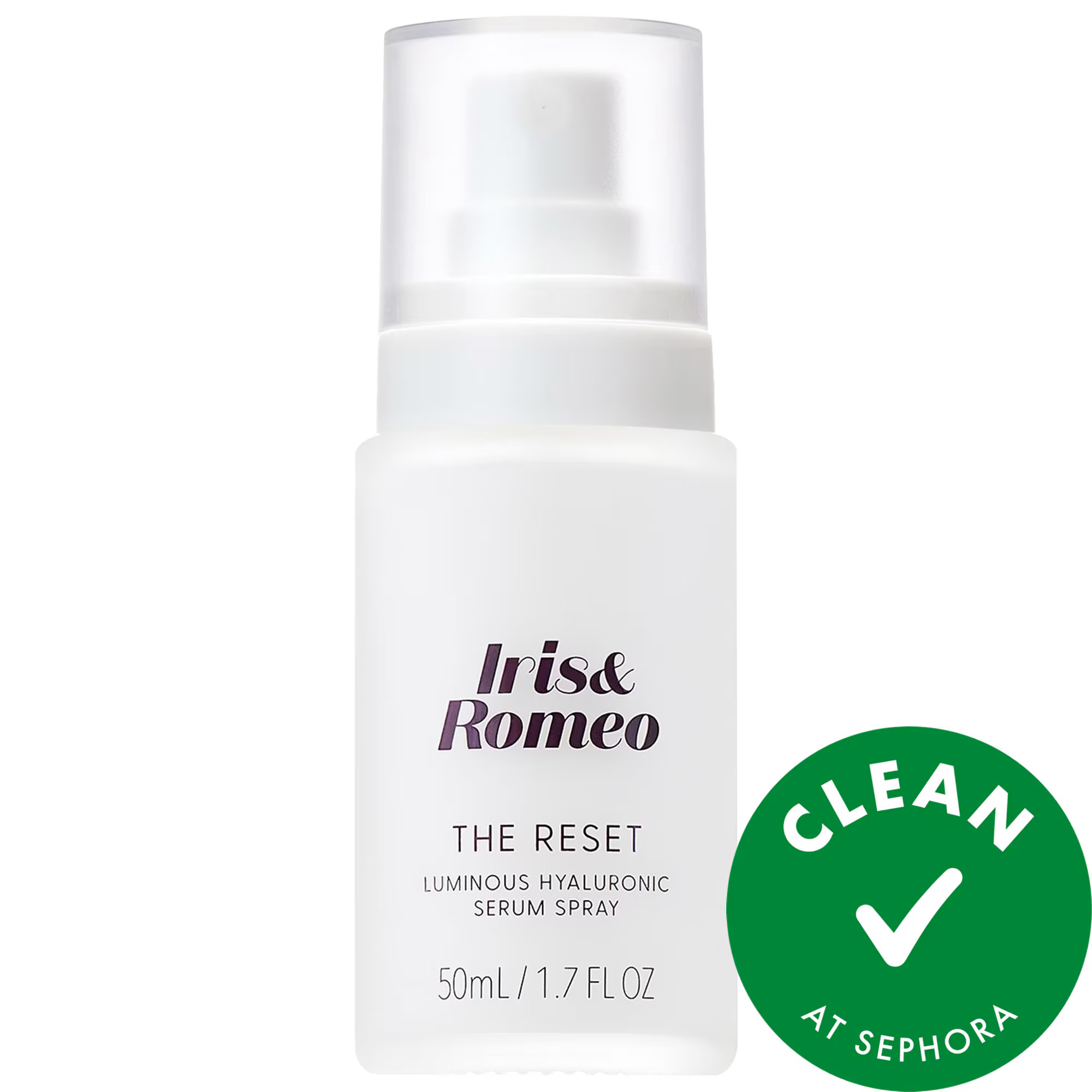 Iris & Romeo Mini The Reset Luminous Hyaluronic Acid & Niacinamide Serum Spray 1.7 oz / 50 ml | Sephora (US)