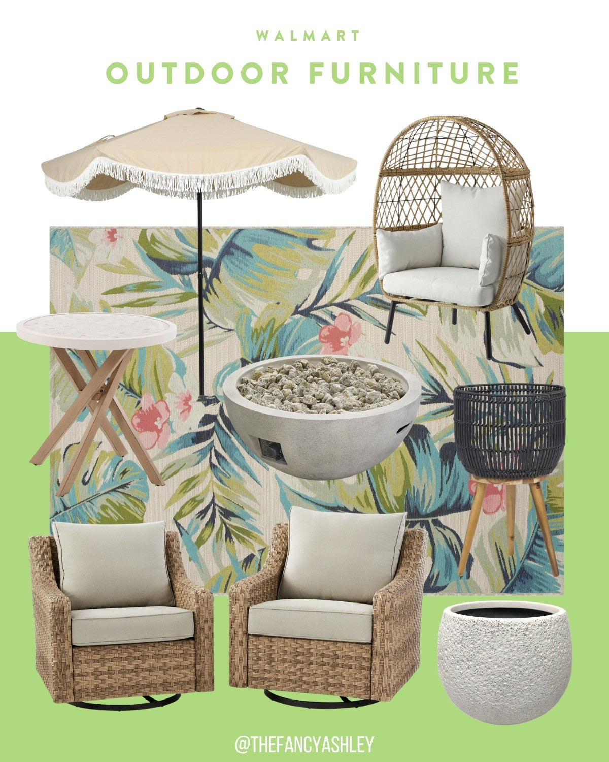 Patio season is officially HERE and Walmart's Better Homes and Gardens is bringing the fab factor! I'm talking darling furniture, cozy rugs, chic umbrellas, firepits, and planters—basically all the things we need to make our outdoor spaces the best ever for spring and summer entertaining.

#LTKSeasonal #LTKHome #LTKParties