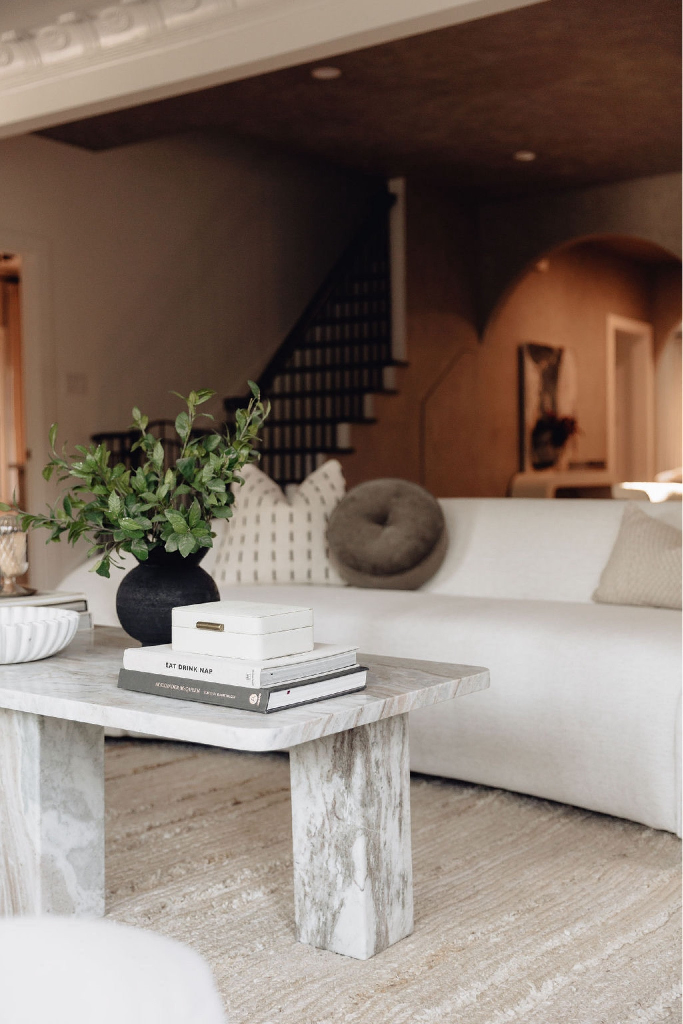 Living Room Decor // living room, decor, living room decor, home decor, coffee table, sofa, sectional, floor lamp, floor mirror, area rug, armchair, home accents chair, pillow, pillow cover, white case, side table, table lamp, console table, chair, throw, media console, ottoman, bookcase, CB2, living room furniture, modern home decor, home decor Amazon, neutral home decor , living room, office, office decor, decoration, decorative vases, centerpieces, home decorations, home decor kitchen, ceramic vases, pampas grass, wall hanging decor, boho decor, neutrals, interior, entry way decor, geometric vase, modern vases, ceramic vases, coffee table decor, decor, decorations, table, office, centerpiece, area rugs, area rug, rugs, bedroom, accent chair, arm chair, swivel accent chair, coffee table, round coffee table, home furniture, bedroom decor, office decor 
