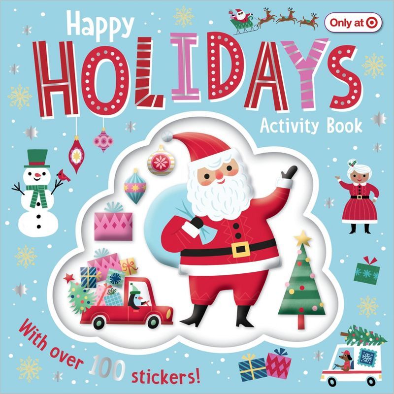 Balloon Stickers Happy Holidays Activity Book (Paperback) | Target