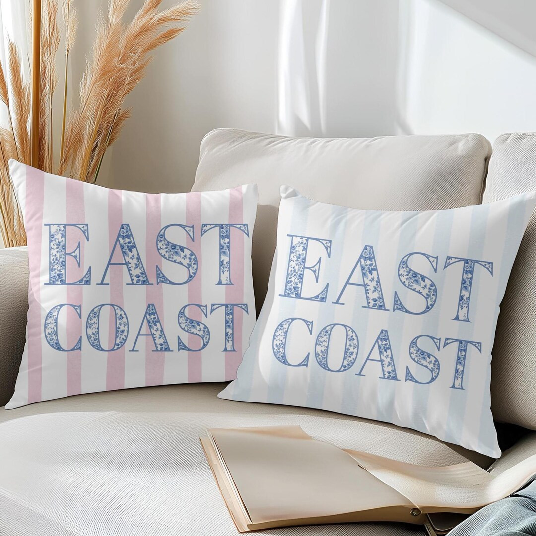 East Coast Pillow, East Coast Decor, East Coast Summer, Coastal Granddaughter Pillow, Coastal Gra... | Etsy (US)