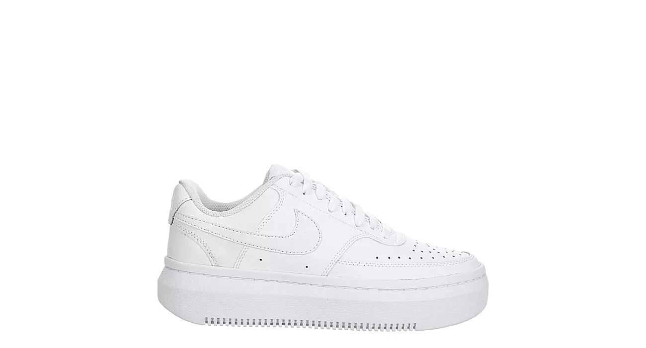 Nike Womens Court Vision Alta Sneaker - White | Rack Room Shoes