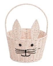 10x10 Bunny Basket With Pom Pom Tail | TJ Maxx