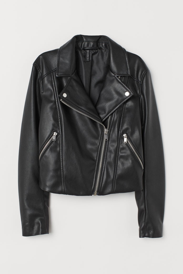 H & M - Biker Jacket - Black | H&M (US + CA)