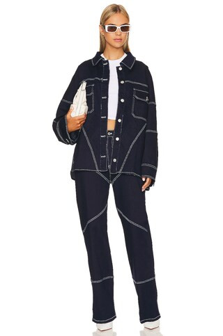 Cyrus Jeans in Navy | Revolve Clothing (Global)