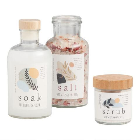 A&G Glass Abstract Bath & Body Collection | World Market