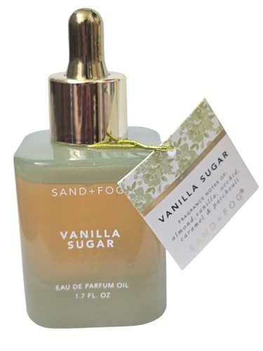Sand and Fog Vanilla Sugar Eau de Parfum Dropper Oil for Women, 50 ml, 1.69 FL OZ Unboxed | Amazon (US)