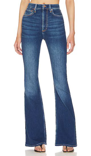Casey High-rise Flare Jean in Selina | Revolve Clothing (Global)