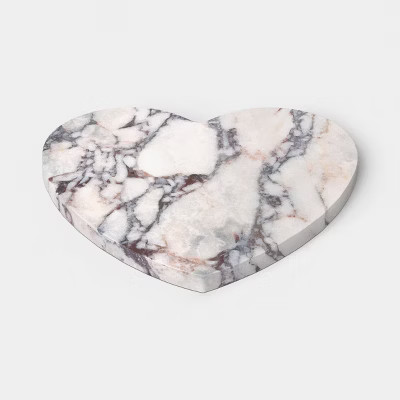 11.4" Marble Heart Cheese Board - Threshold™ | Target