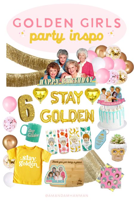 Golden Girls Party Ideas 💛 #goldengirls #birthdayparty #party 

#LTKparties #LTKhome #LTKfindsunder50