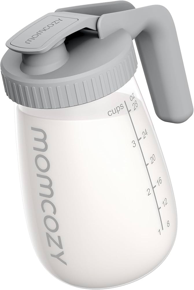 Momcozy Breast Milk Pitcher, Resistant to Heat and Cold Abrupt Temp Swings, No Leak Breast Milk F... | Amazon (US)