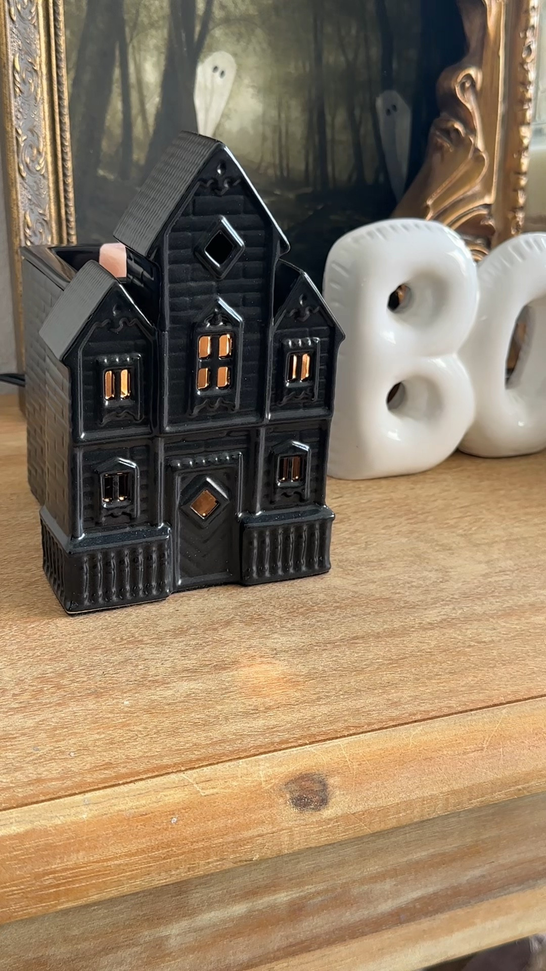 Ran to @Walmart when i saw @Stephanie Hanna share the cutest Spooky House Fragrance Wax Warmer! It under $17 and the wax melts that Walmart carries smell so good👻 It’s all linked in my LTK in bio! #walmartfinds #walmarthalloween #spookyhouse #waxmelts #waxwarmer #walmartdecor #halloweenfinds #fallfinds 

#LTKSeasonal #LTKVideo #LTKHome
