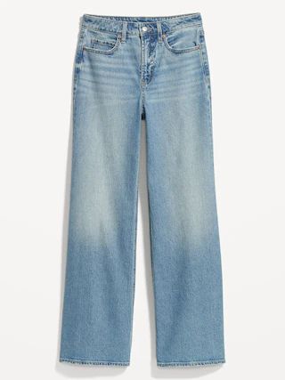 Extra High-Waisted Sky-Hi A-Line Wide-Leg Jeans for Women | Old Navy (US)