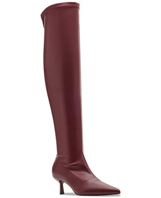 Deserai Over-The-Knee Kitten Heel Boots | Macy's