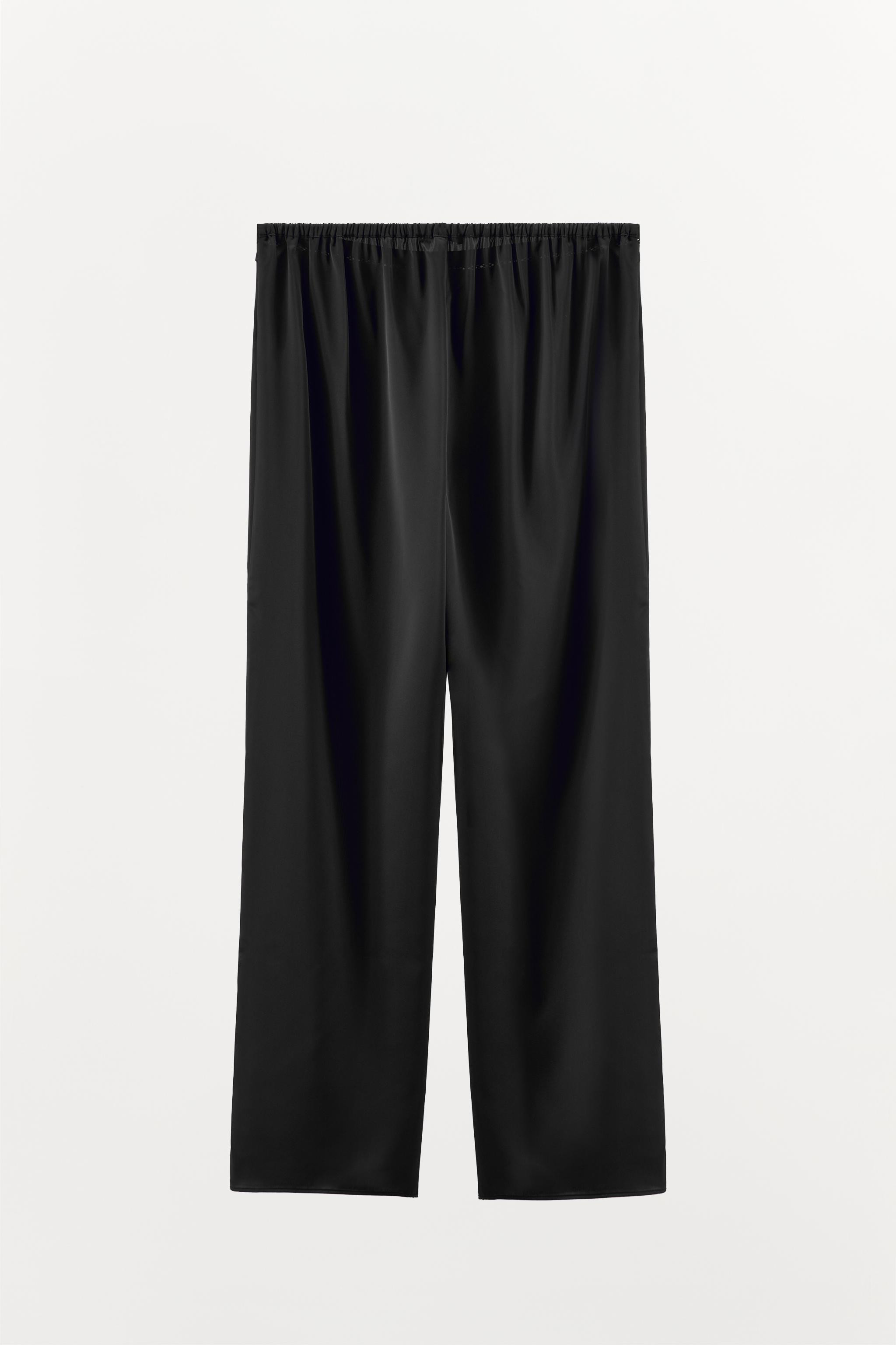 SATIN ENTREDEUX PANTS | Zara US