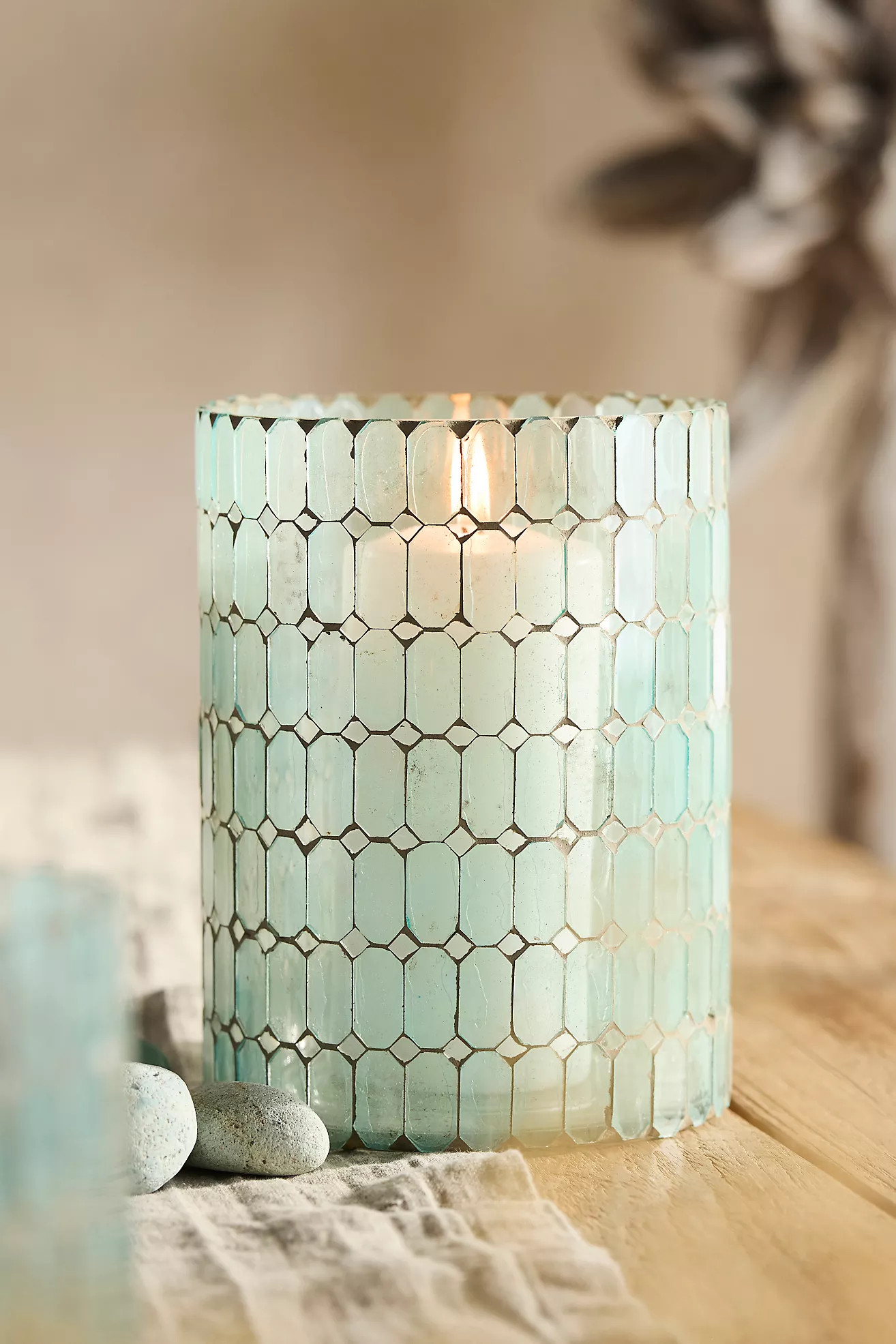Paned Mosaic Hurricane, Blue | Anthropologie (US)