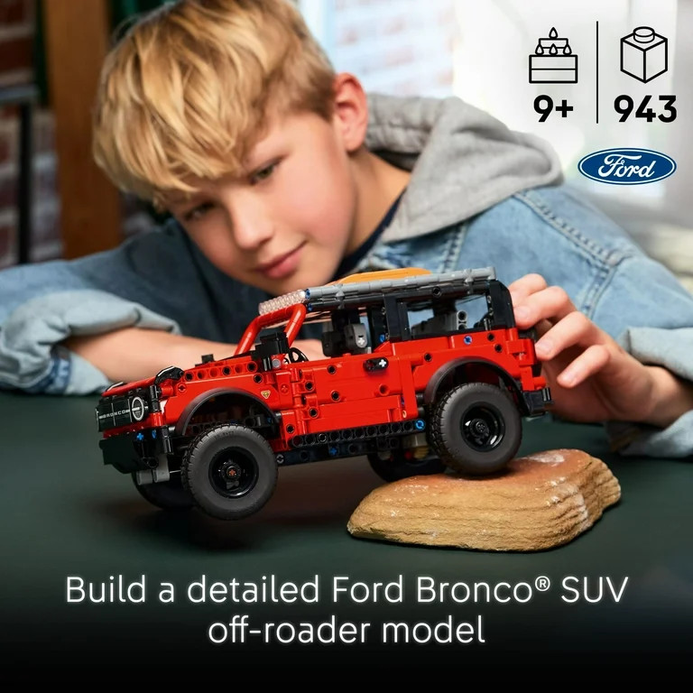 LEGO Technic Ford Bronco Kids Toy Car - Building Toy for Boys and Girls, Ages 10+ - Car Toy and M... | Walmart (US)