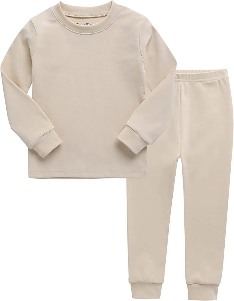 VAENAIT BABY 12M-12Y Kids Boys Girls Toddler Solid Basic Cotton Daily Pajamas Pyjamas Sleepwear S... | Amazon (US)