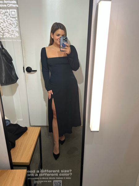 25% off this dress + extra 15% off with code CYBERAF
Looks just like the Reformation Sigmund dress but half the price!
I tried on a regular size small but I would order petite for a slightly shorter skirt and shorter arms. Comes in tall too!

#LTKfindsunder100 #LTKCyberWeek #LTKsalealert