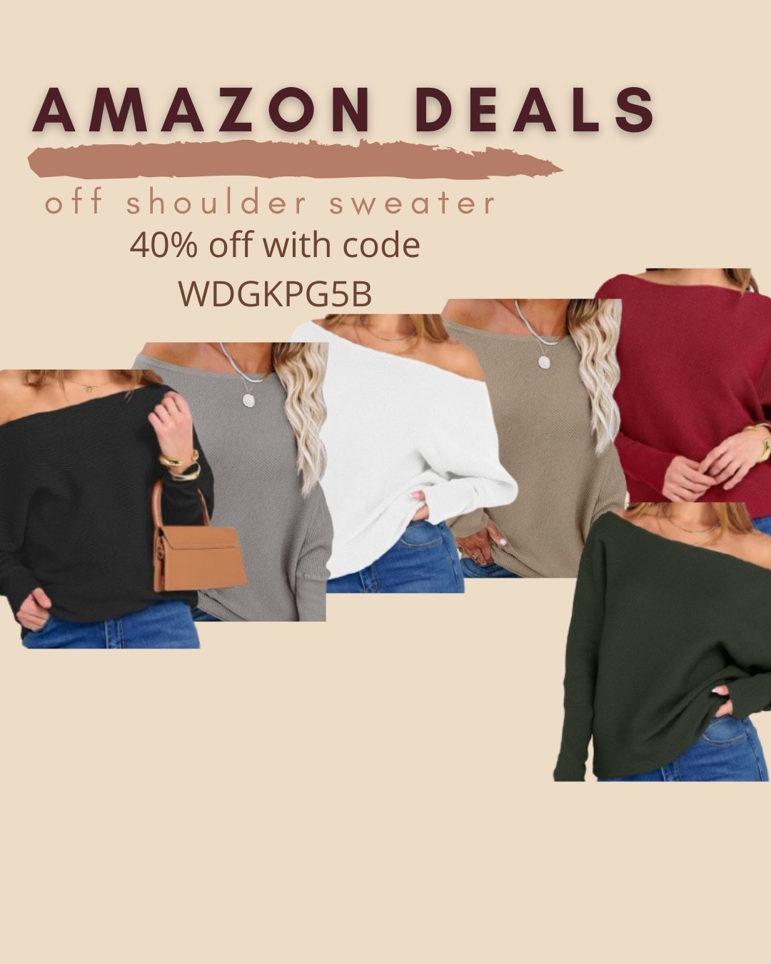 $12 ends 9/17

Amazon fashion
Amazon deals
Off shoulder sweater

#LTKSaleAlert