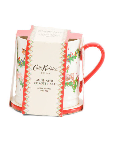 Christmas Mug Coaster Set | TJ Maxx