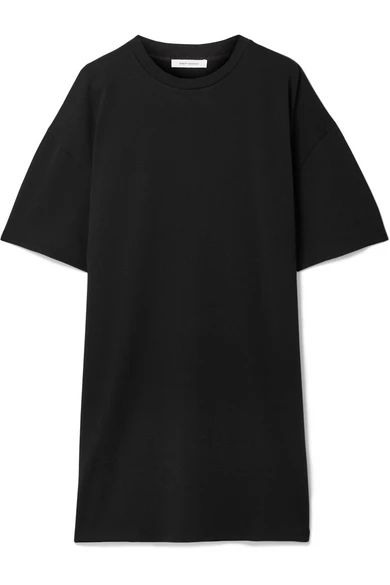 Olive oversized organic cotton-jersey mini dress | NET-A-PORTER (UK & EU)