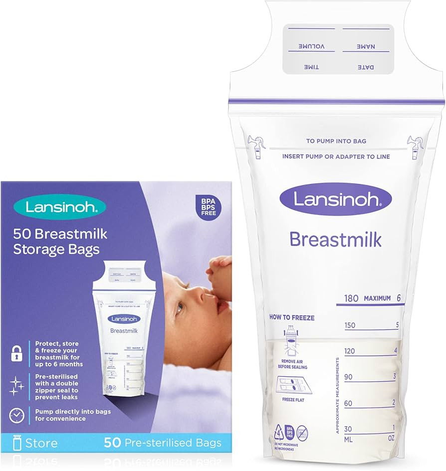 Lansinoh Breast Milk Storage Bags 50 | Amazon (US)