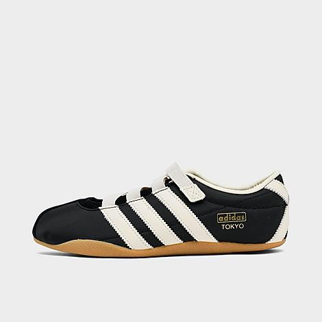 adidas Women's Originals Tokyo MJ Casual Shoes in Core Black/Cream White/Gold Metallic Size: 9.5 | Finish Line (US)