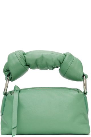 Leather Knotted Handle Cushion Bag | SSENSE