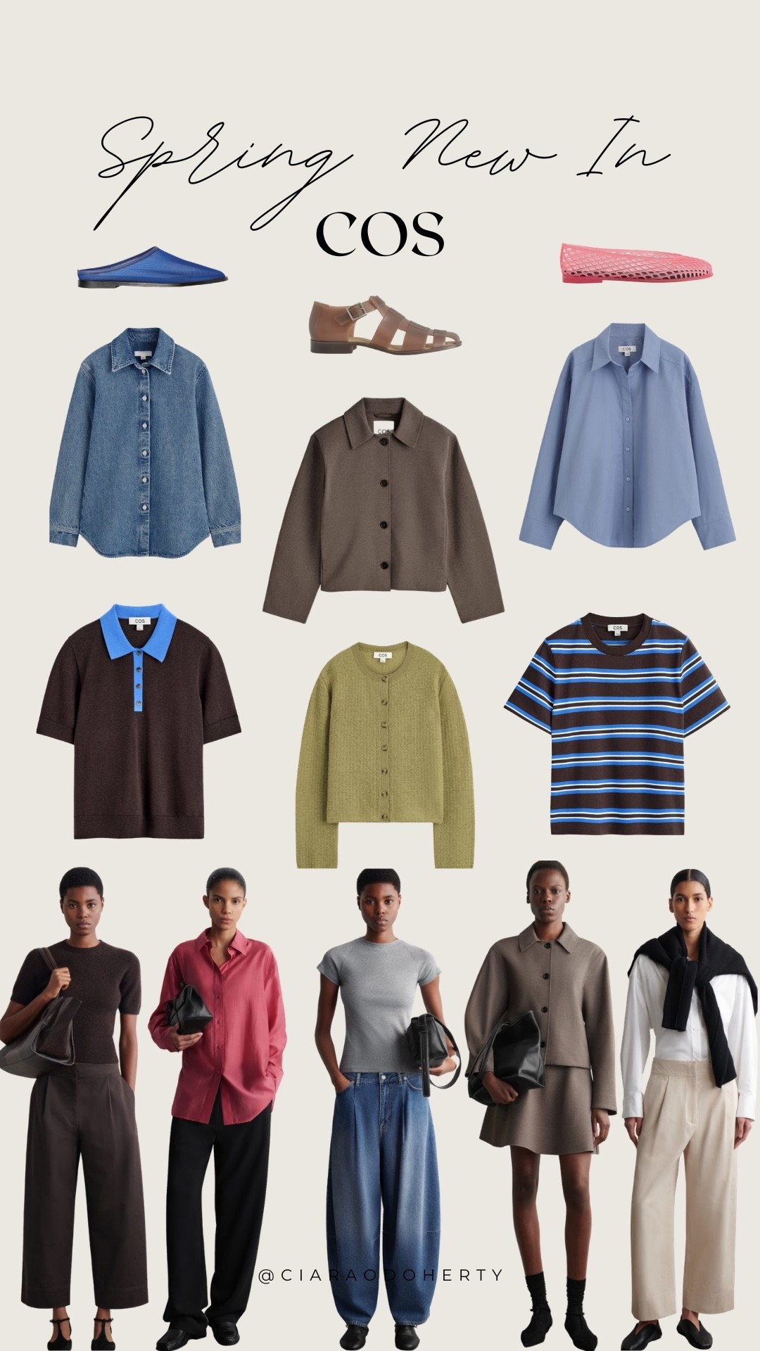 Spring New In: COS

COS , jumper, jeans, spring new in, jelly shoes, striped tshirt, cardigan, denim shirt, denim skirt, mesh mules, ballet flats, trousers

#LTKireland #LTKeurope #LTKspring