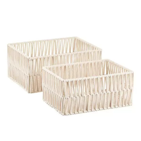 The Container Store Luna Cotton Open Bin | The Container Store