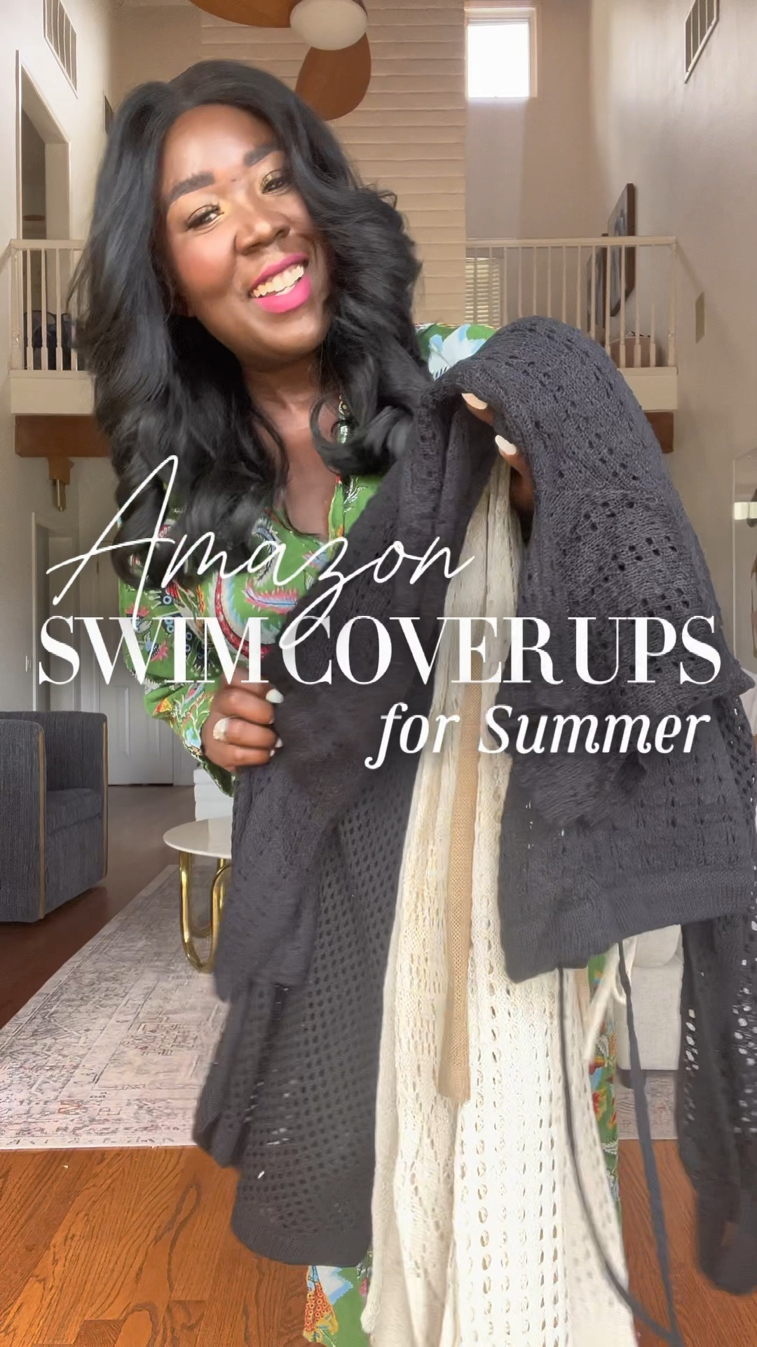 Absolutely love these swim cover ups from Amazon!! The material and fit is so good and so comfy! The black two piece is a definite favorite!!#LTKswim #LTKstyletip

#LTKVideo