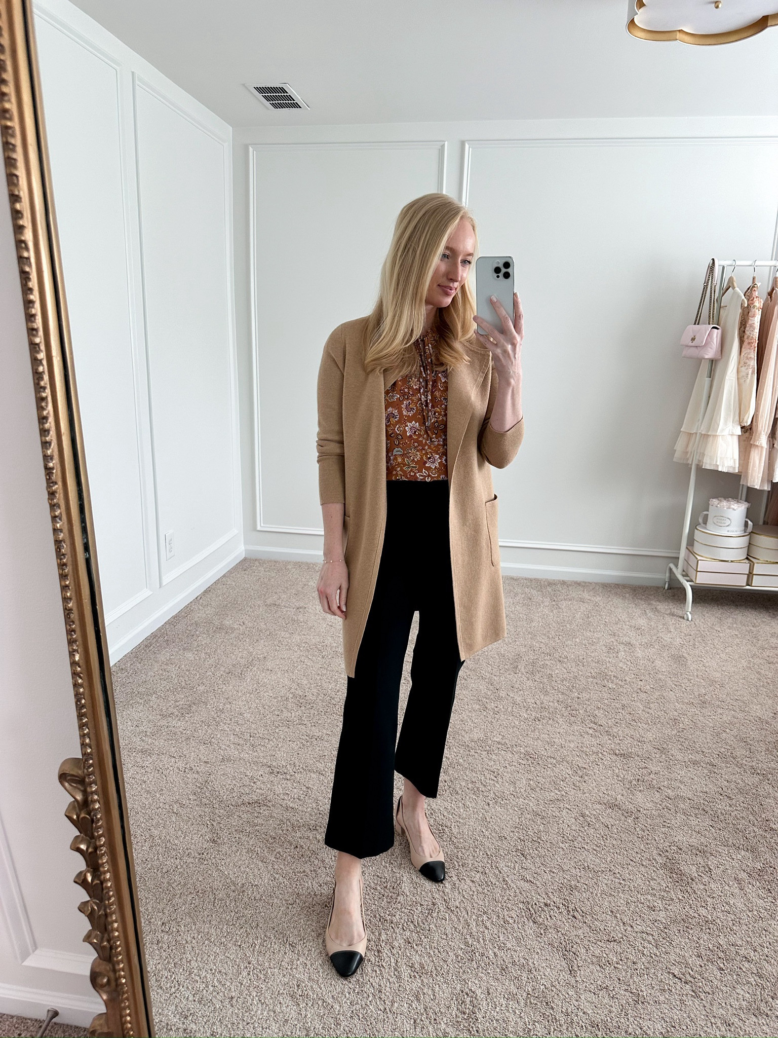 Pretty casual fall workwear outfit! Wearing size small in the top. Fall outfits // casual outfits // work outfits // workwear 

#LTKSeasonal #LTKWorkwear #LTKStyleTip