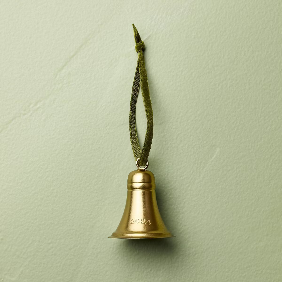 2024 Brass Bell Christmas Tree Ornament - Hearth & Hand™ with Magnolia | Target