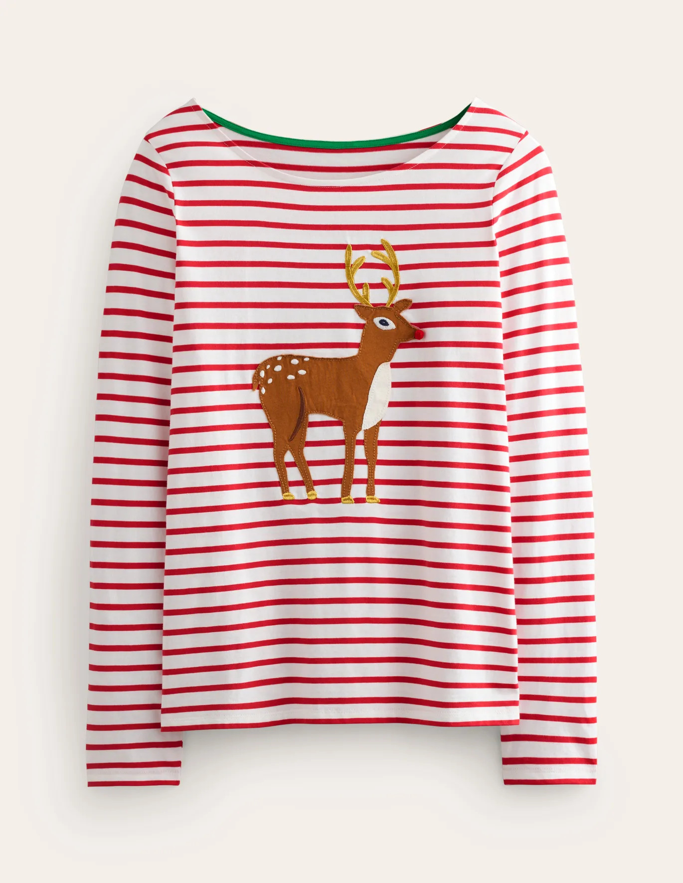 Ella Long Sleeve Breton | Boden (US)