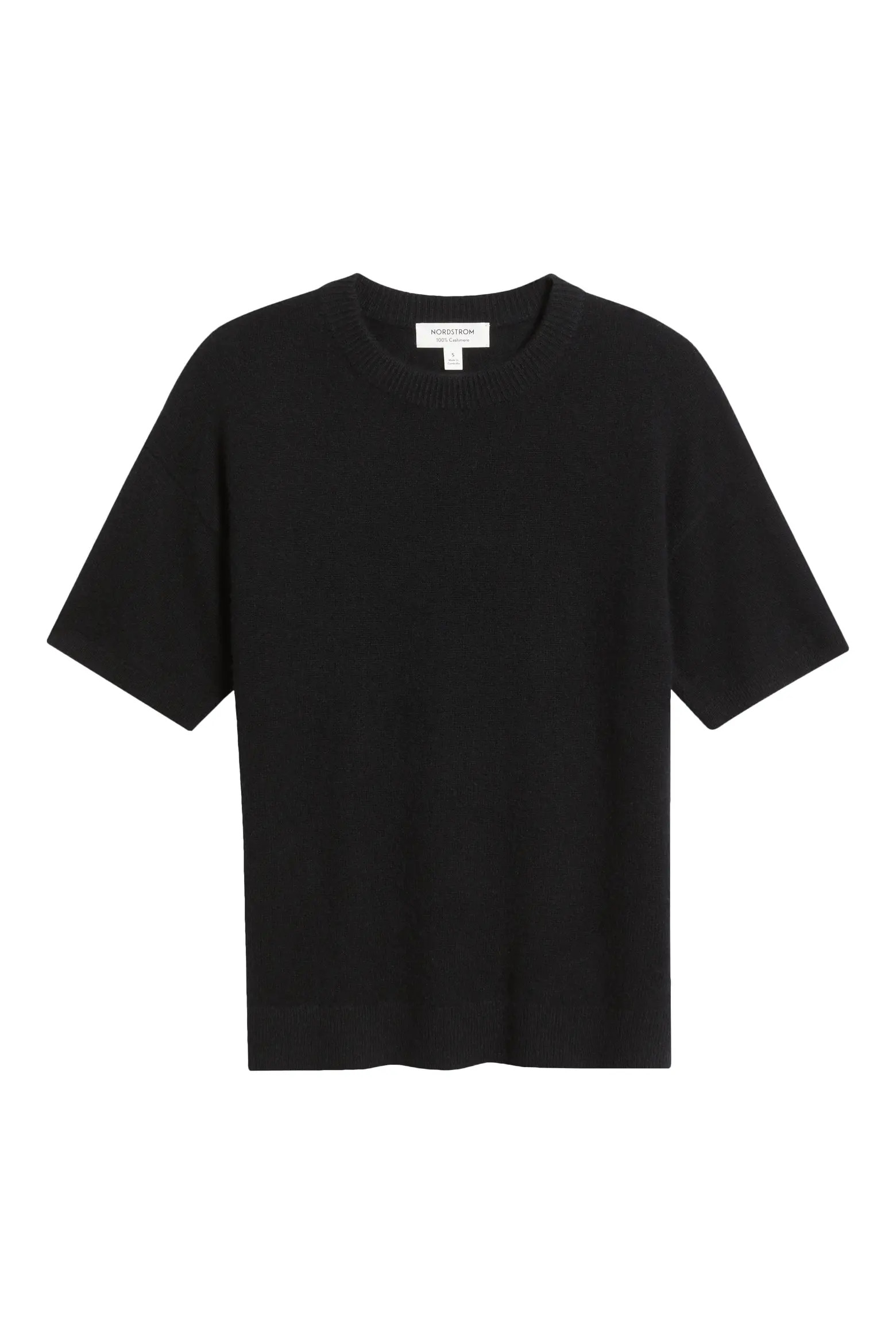 Short Sleeve Cashmere Sweater (Women) | Nordstrom | Nordstrom