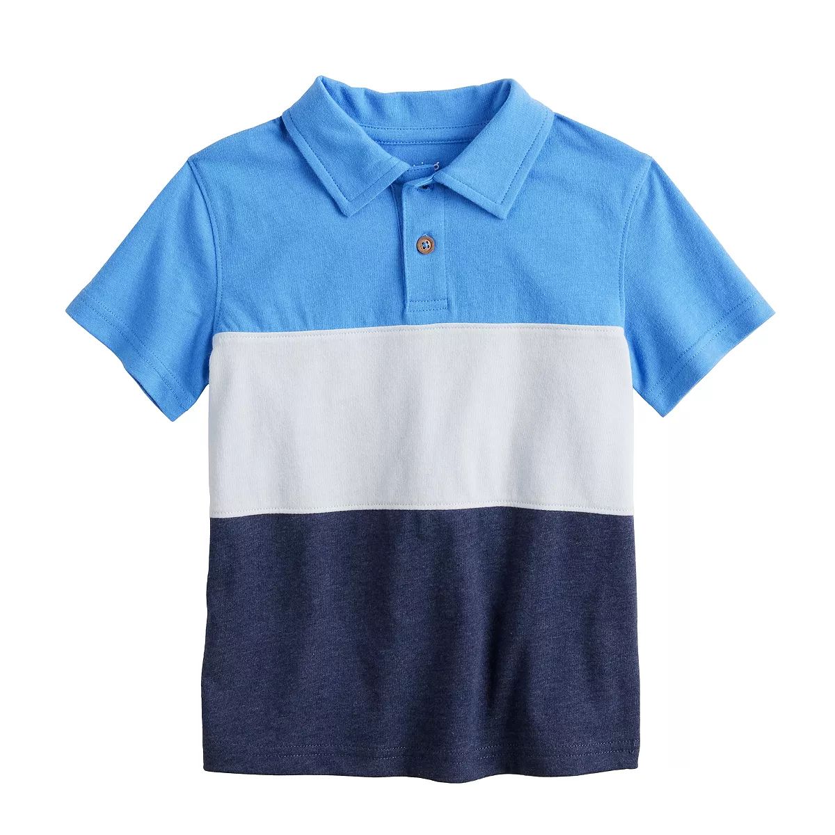 Baby & Toddler Boy Jumping Beans® Colorblock Short Sleeve Polo Shirt | Kohl's